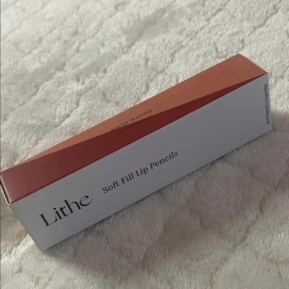 Soft Fill Lip Pencil duo|LITHE| Dusk&Scarlet| BNIB